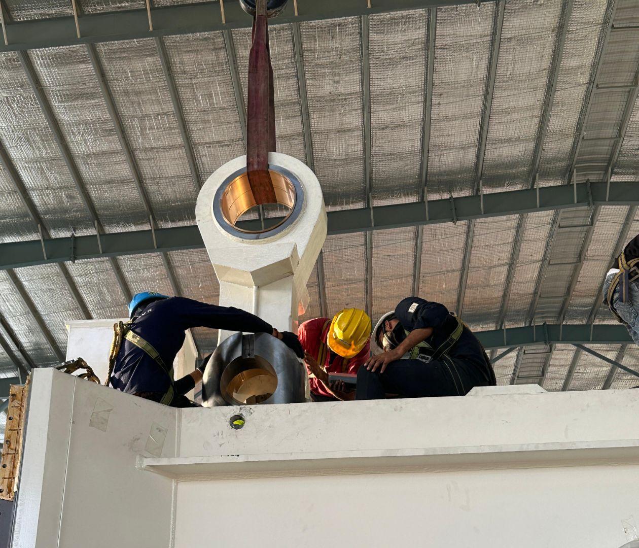 Machinery shifting operation